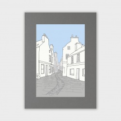 Stromness Street, Orkney Print