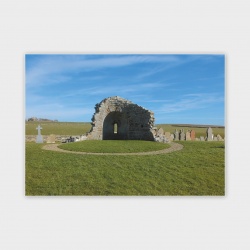 The Round Kirk, Orkney Greetings Card - A6