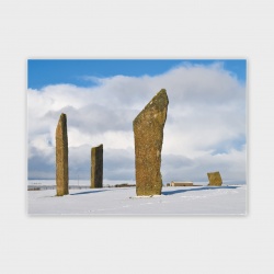 The Standing Stones, Orkney II Greetings Card - A6